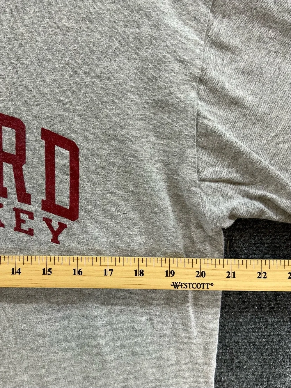Vintage Stanford Field Hockey Shirt Mens XL Gray/Red Champion Athletic Y2K